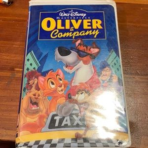 Oliver and Company VHS Walt Disney Masterpiece